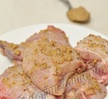 Кролик,  запеченный с горчицей и вялеными помидорами фото 2