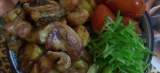 Кролик с Картошкой Рецепт